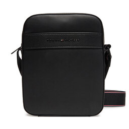 Tommy Hilfiger Τσαντάκι Tommy Hilfiger Th Corp Mini Reporter AM0AM13224 Μαύρο