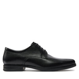 Clarks Félcipő Clarks Howard Over 26174925 Fekete