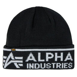 Alpha Industries Czapka Alpha Industries AI Beanie 138903 Black/White 95