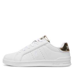 

Снікерcи Polo Ralph Lauren RL00591100 J White Smooth/Gold Metallic W/ White Pp, Білий