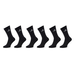 adidas Unisex Magasszárú Zokni adidas Cushioned Sportswear Crew Socks 6 Pairs IC1316 Fekete