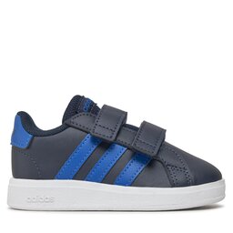 

Взуття adidas Grand Court Lifestyle Hook and Loop Shoes IG2557 Legink/Royblu/Ftwwht, Голубий