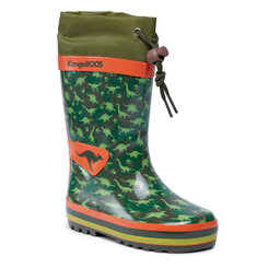 KangaRoos Botas de agua KangaRoos K-Rain 18244-000-8062 Military Green/Dino
