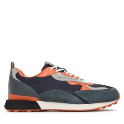 

Снікерcи Armani Exchange XUX192 XV786 T072 Slate+Navy+Orange, Кольоровий