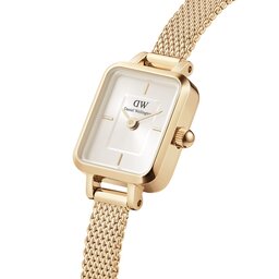 

Годинник Daniel Wellington Quadro Mini Evergold DW00100656 Gold/Gold, Золотий