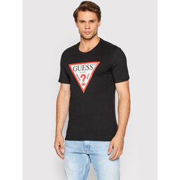 Guess Guess T-Shirt M2YI71 I3Z11 Μαύρο Slim Fit