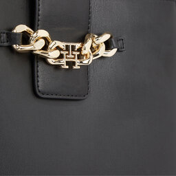Tommy Hilfiger Sac à main Tommy Hilfiger Th Luxe Satchel AW0AW15606 Black BDS
