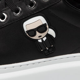 

Снікерcи KARL LAGERFELD KL63530 Black Lthr, Чорний