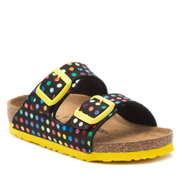 Birkenstock Iešļūcenes Birkenstock Arizona Rivet Logo Kids 1023399 Digital Dots Black