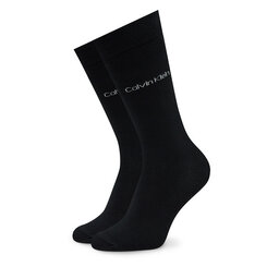 

Набір 4 пар високих чоловічих шкарпеток Calvin Klein 701224106 Black 001, Чорний
