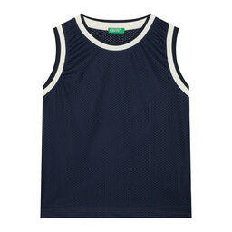 United Colors Of Benetton United Colors Of Benetton Tank top 3FJGCH01V Tamnoplava Regular Fit