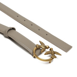 

Жіночий ремінь Pinko Love Berry H3 Belt AL 23-24 PLT01 100125 A0F1 Beige I68Q, Сірий