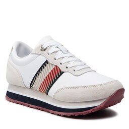 Tommy Hilfiger Tenisice Tommy Hilfiger Th Corporate Sequins Runner FW0FW06077 White YBR