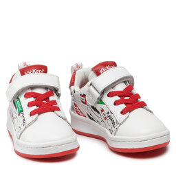

Снікерcи Kickers Biskaros 895910-30 M Blanc Rouge Street 31, Білий