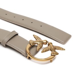 

Жіночий ремінь Pinko Love Berry H4 Belt AI 23-23 PLT01 100120 A0F1 Beige I68Q, Сірий