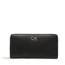Calvin Klein Stor damplånbok Calvin Klein Re-Lock Z/A Wallet Lg Pbl K60K610967 BAX