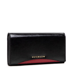Peterson Большой женский кошелёк Peterson PL 411 Black/Red