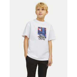 Jack&Jones Junior Jack&Jones Junior Camiseta Bushwick Blur 12263146 Blanco Relaxed Fit