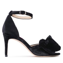 

Босоніжки Custommade Marita Velvet 998620031 Anthracite Black 999, Чорний