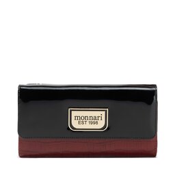 Monnari Duży Portfel Damski Monnari PUR0210-M05 Black With Red