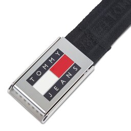 

Чоловічий ремінь Tommy Jeans Tjm Heritage Webbing 3.5 AM0AM12342 Black BDS, Чорний