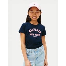 Tommy Hilfiger Tommy Hilfiger Póló Graphic KG0KG08813 Sötétkék Regular Fit