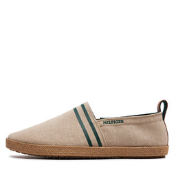

Еспадрильї Tommy Hilfiger Hilfiger Espadrille C Chambray FM0FM04982 Beige AEG, Бежевий