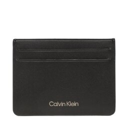 Calvin Klein Etui pentru carduri Calvin Klein Ck Concise Cardholder 6Cc K50K510601 BAX