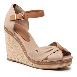 Tommy Hilfiger Alpargatas Tommy Hilfiger Iconic Elena Sandal FW0FW00905 Cobblestone 068