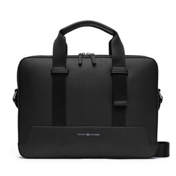 Tommy Hilfiger Nešiojamo kompiuterio krepšys Tommy Hilfiger Th Modern Computer Bag AM0AM13637 Juoda
