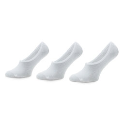 Dickies Lot de 3 paires de socquettes femme Dickies Invisible Sock DK0A4XJZ White WXH
