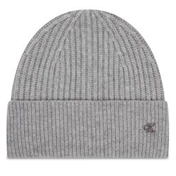 Calvin Klein Шапка Calvin Klein Ck Metal Wool Beanie LV04D8032G Сив