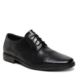 Clarks Lågskor Clarks Howard Cap 261620127 Black Leather