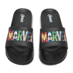 Avengers Pantoletten Avengers CEO-CP90-AW26-307AVMV Schwarz