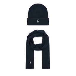 Polo Ralph Lauren Set Schal und Mütze Polo Ralph Lauren 710B28980001 Dunkelblau
