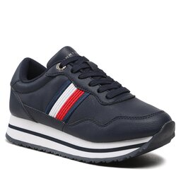 Tommy Hilfiger Sneakers Tommy Hilfiger Essential Webbing Runner FW0FW06911 Space Blue DW6