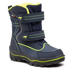 KangaRoos Μπότες Χιονιού KangaRoos K-Leno V Rtx 18780 000 4054 Dk Navy/Lime