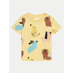 Coccodrillo Coccodrillo Camiseta WC4143203HBN Amarillo Regular Fit