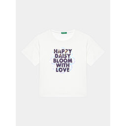 United Colors Of Benetton United Colors Of Benetton T-Shirt 3096C10I0 Weiß Regular Fit