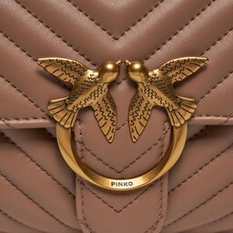 

Сумка Pinko Love Lady Puff Mini Cl AI 23-24 PLTT 100044 A0GK Beige D01Q, Коричневий