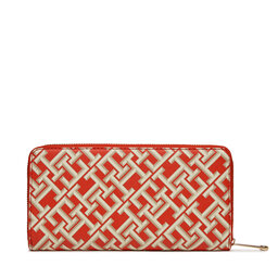 

Великий жіночий гаманець Tommy Hilfiger Iconic Tommy Large Za Mono AW0AW15743 Fierce Red XND, Червоний