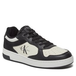 Calvin Klein Jeans Tenisice Calvin Klein Jeans Basket Cupsole Low Lace Cor YM0YM00783 Black/Creamy White 00W