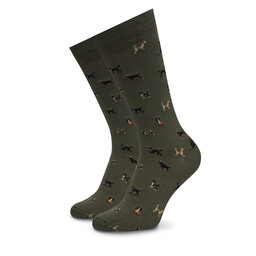 Barbour Skarpety Wysokie Męskie Barbour Mavin Dog MSO0068OL54 Zielony