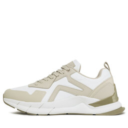 

Снікерcи Calvin Klein Low Top Lace Up Mix HM0HM00867 Feather Gray/White/Aloe 0F5, Бежевий