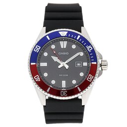 Casio Ρολόι Casio Duro Diver MDV-107-1A3VEF Black/Blue/Red
