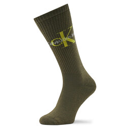 

Високі чоловічі шкарпетки Calvin Klein Jeans 701218732 Burnt Olive 009, Зелений