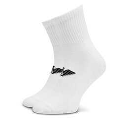 

Набір 2 пар високих чоловічих шкарпеток Emporio Armani 303222 4R300 00010 Bianco, Білий