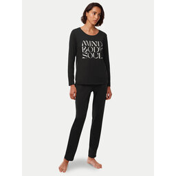 Triumph Triumph Πιτζάμα 10221119 Μαύρο Regular Fit