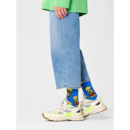 

Високі шкарпетки unisex Happy Socks BUR01-6000 Голубий