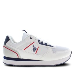 U.S. Polo Assn. Sneakersy U.S. Polo Assn. Nobil NOBIL004C Biały